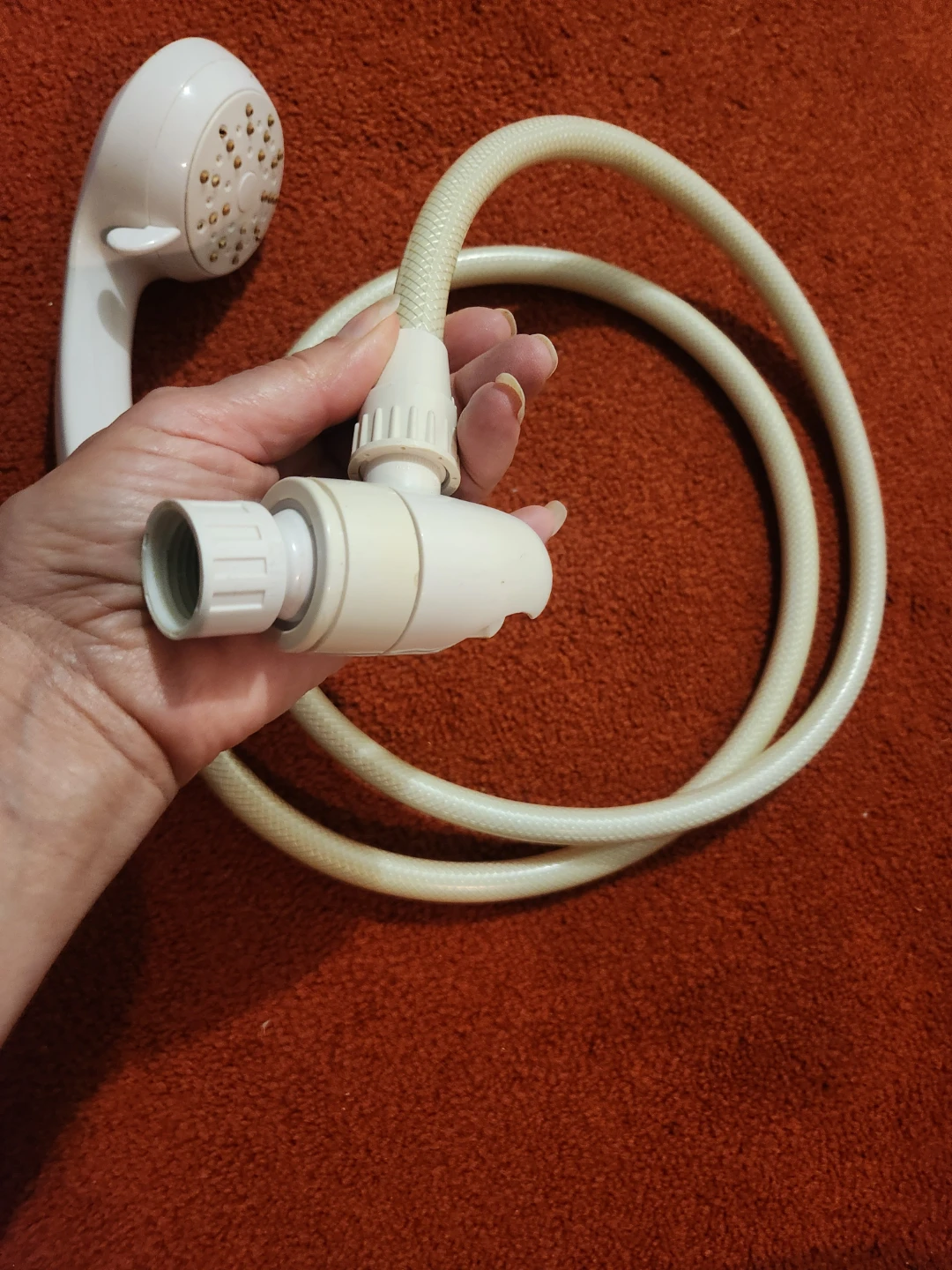 Handheld Shower Head w/Hose + New Shower Arm Mount - photo 3