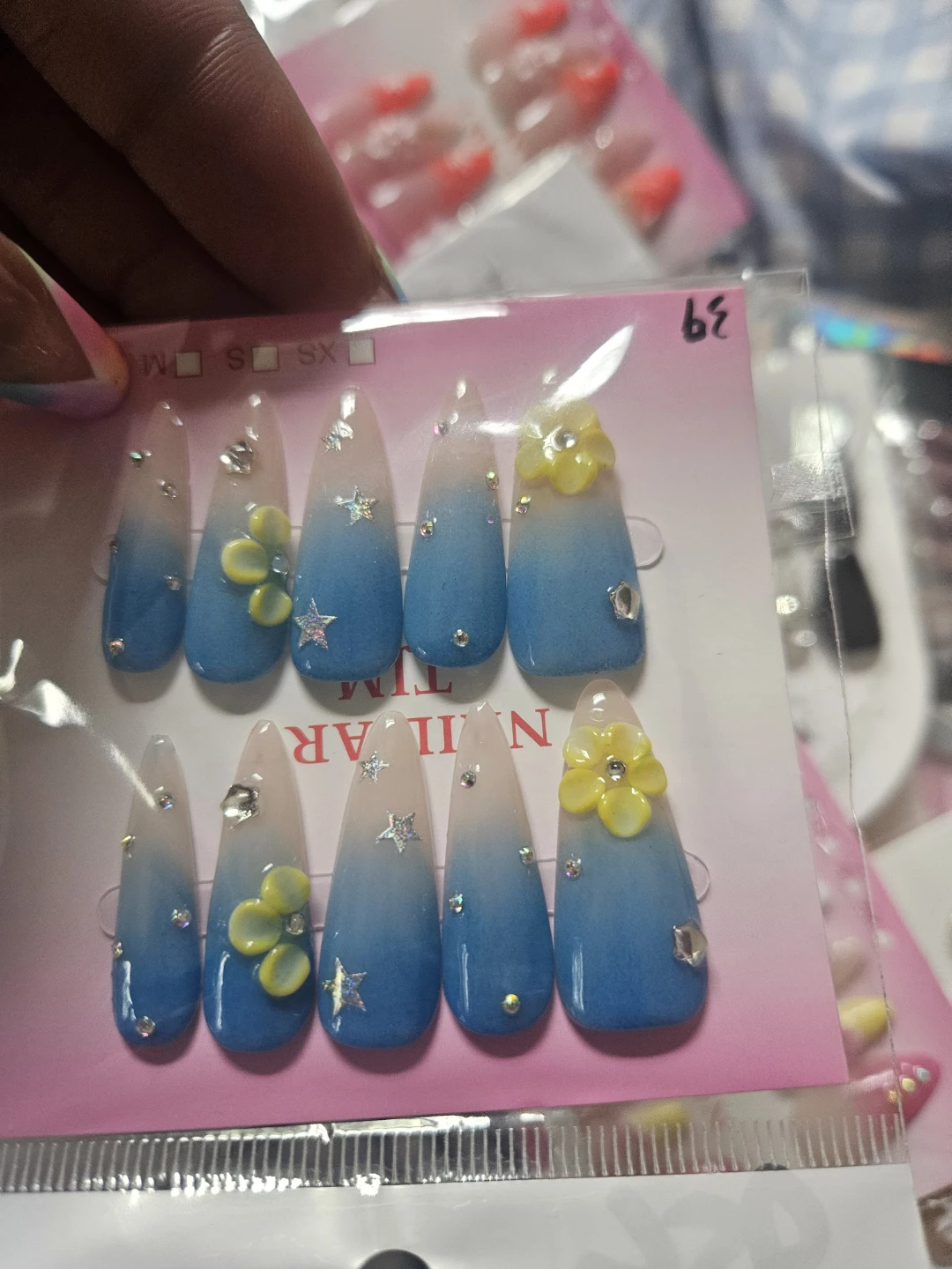 Nail Art Press-On Nails - Assorted Styles $6 each