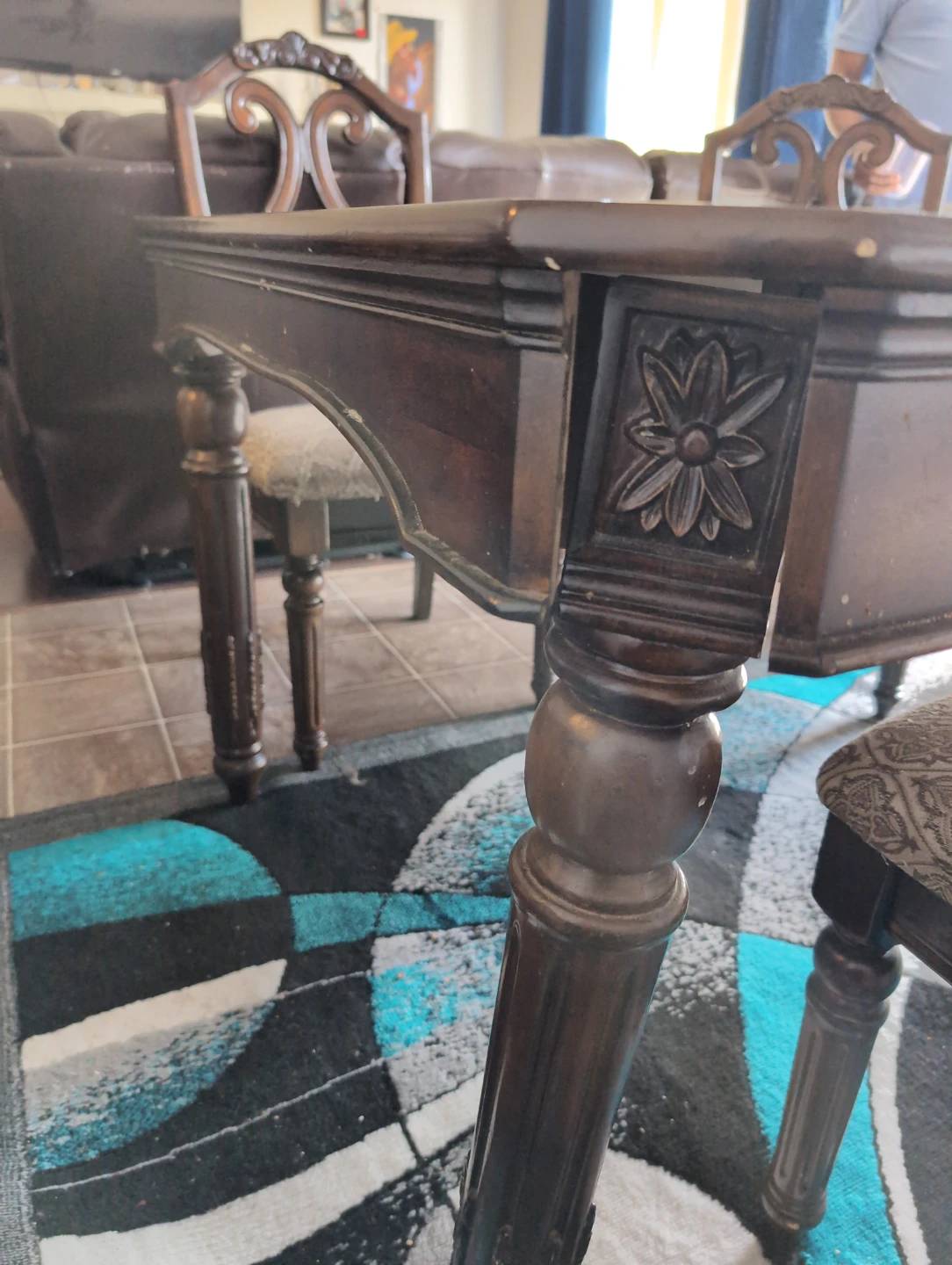 Vintage Wooden Dining Table - photo 2