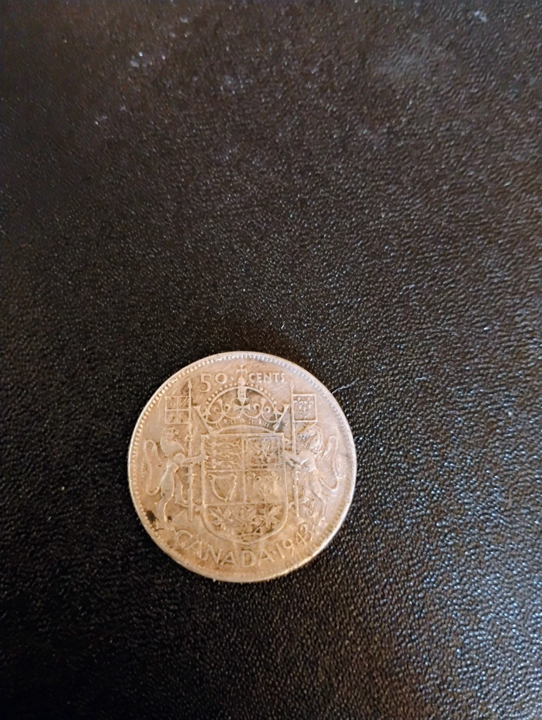 1943 Canada 50 Cents Coin - King George VI