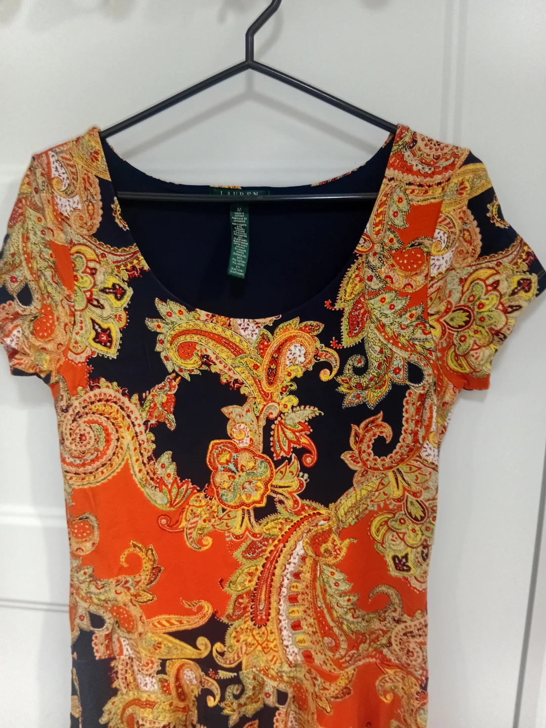 Robe style évasée à imprimé cachemire Lauren Ralph Lauren - photo 3