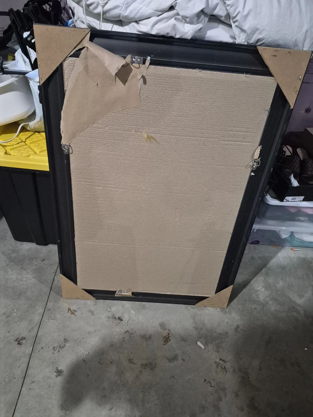 Large Black Wall Mirror