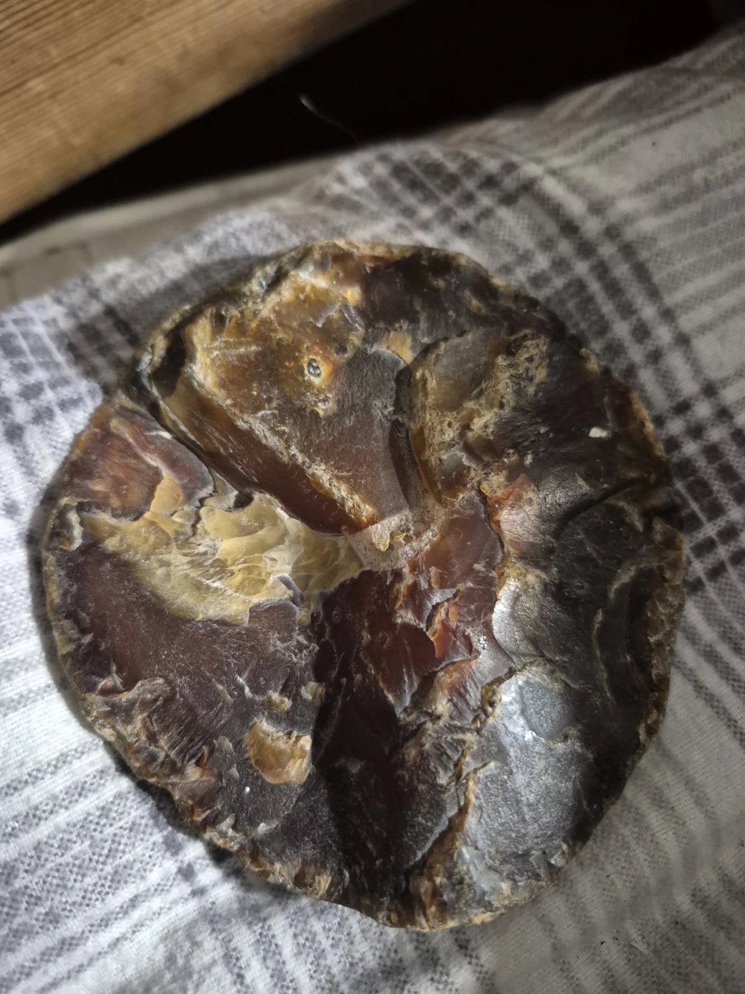 Polished Agate Slice Coaster - photo 3