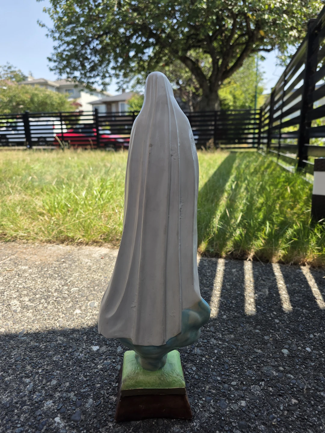 Virgin Mary Rosary Statue - photo 4