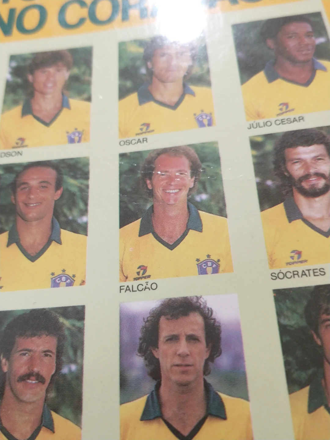 1986 World Cup Brazil National Soccer Team Picture 9x6" - photo 2