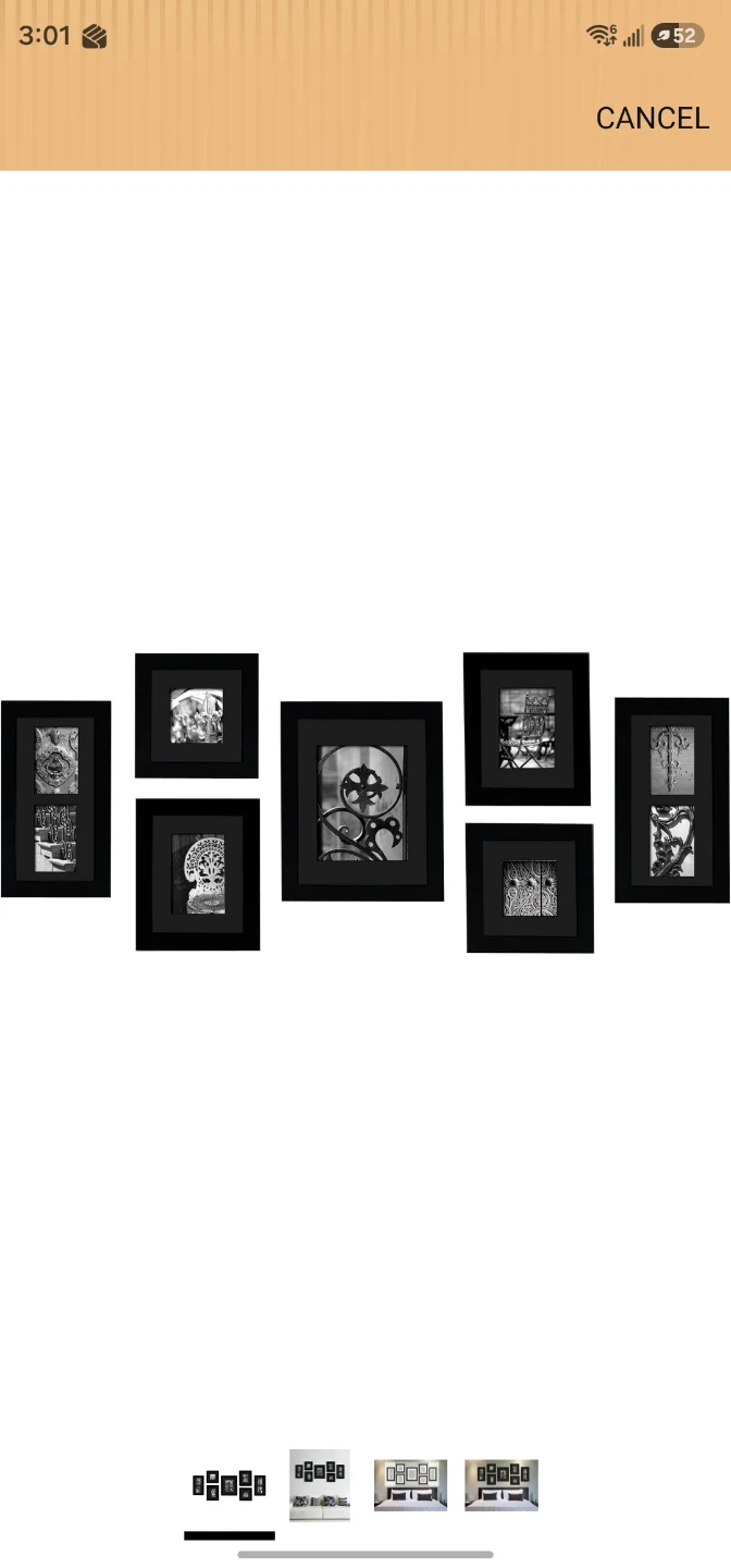 Black Gallery Wall Frame Set