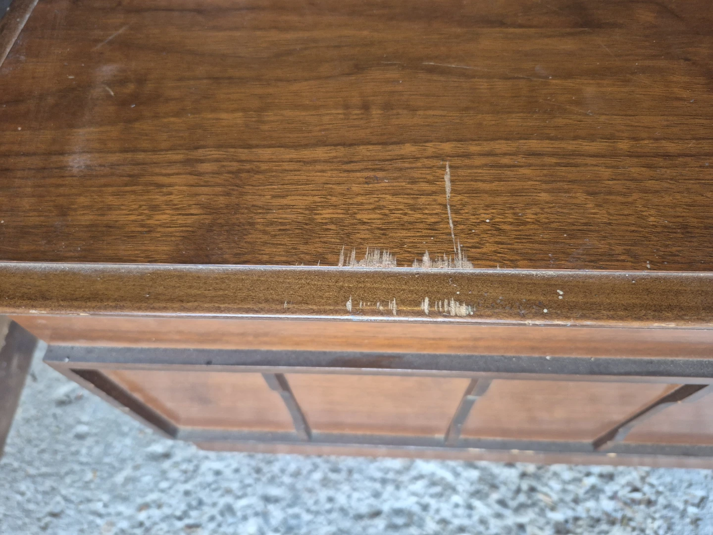Mid-century modern style wooden storage chest / blanket box - photo 4