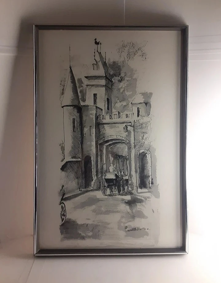 Castle Water Colour Painting/Drawing | Camille '70 (-)