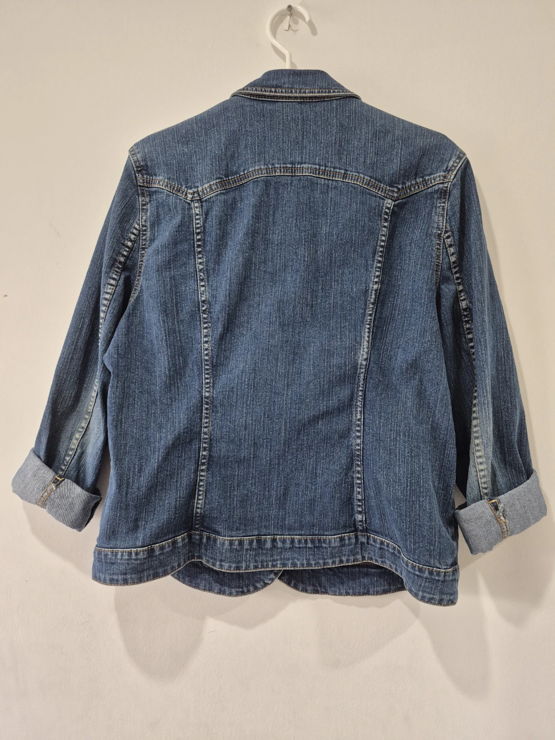Kikit Jeans Jacket Pockets Embroidered Y2K - photo 5