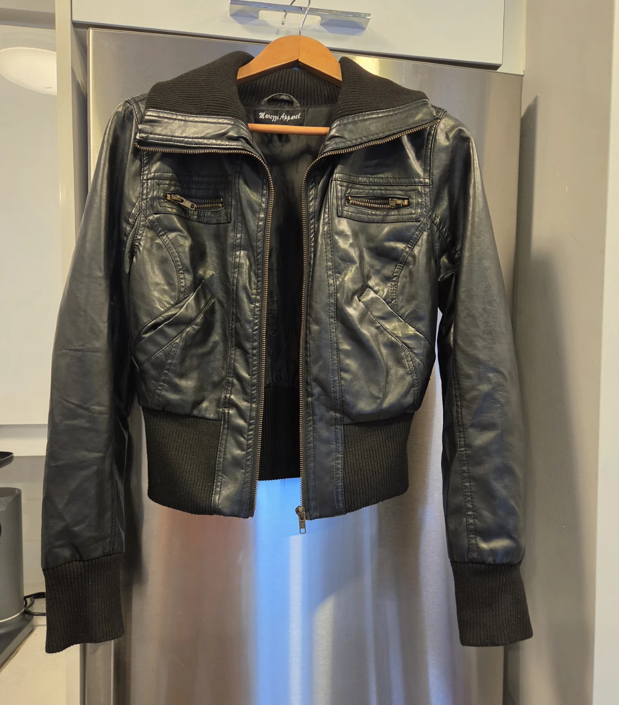 Leather Bomber Jacket - photo 2