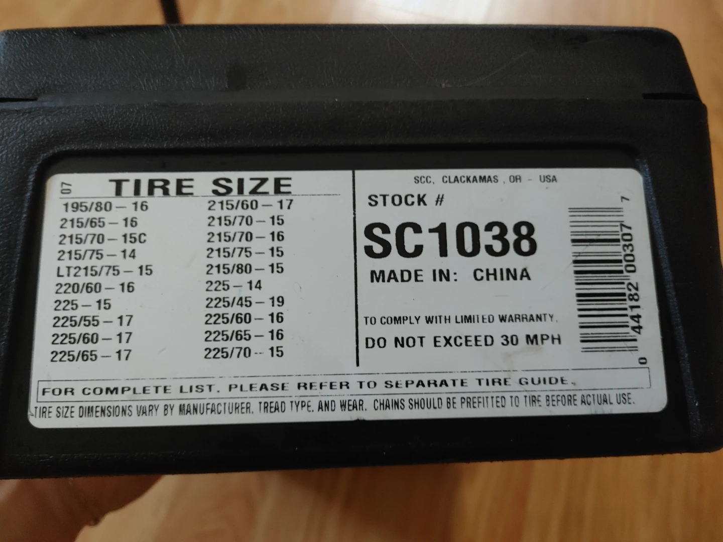 SCC Radial Chain SC1038 New - photo 3