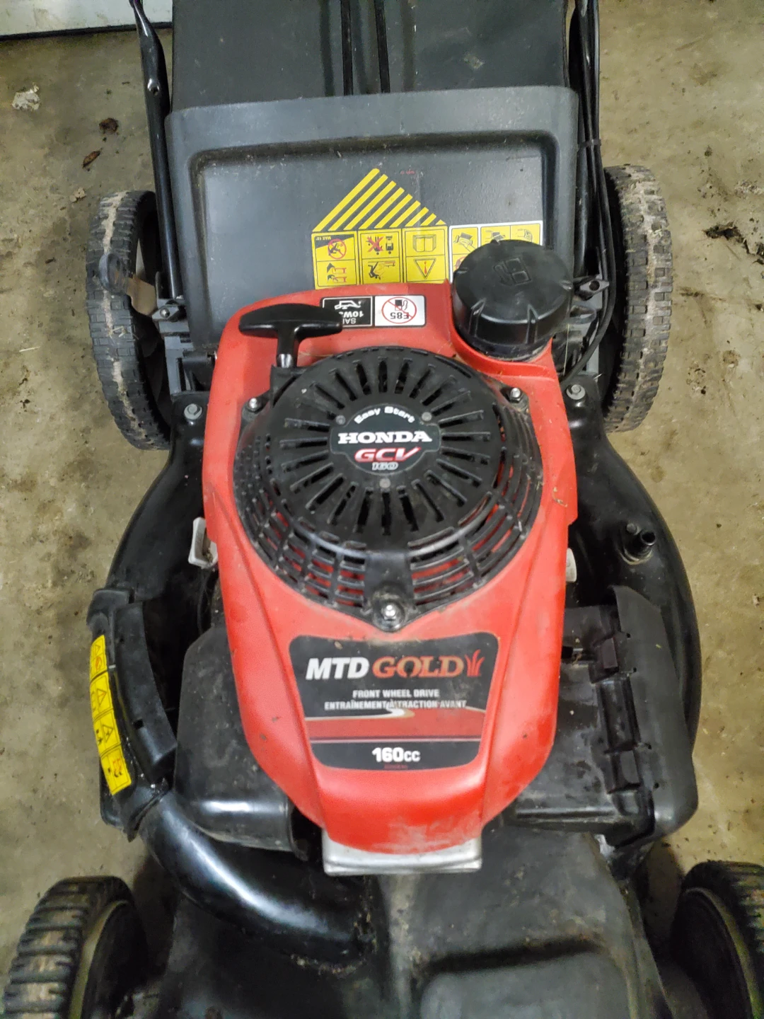 160cc self propelled lawnmower - photo 2
