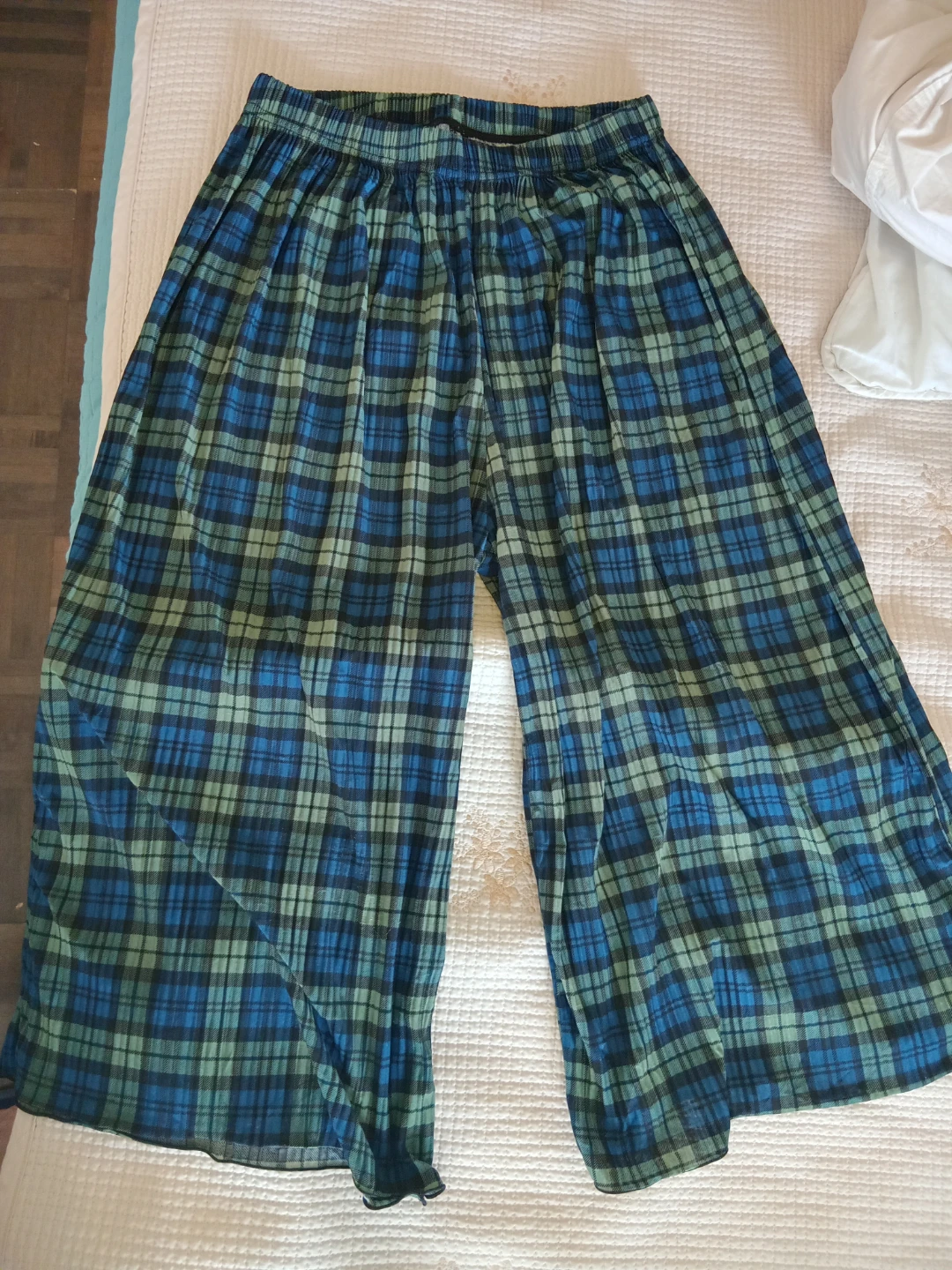 STARMOA Plaid Wide Leg Pants