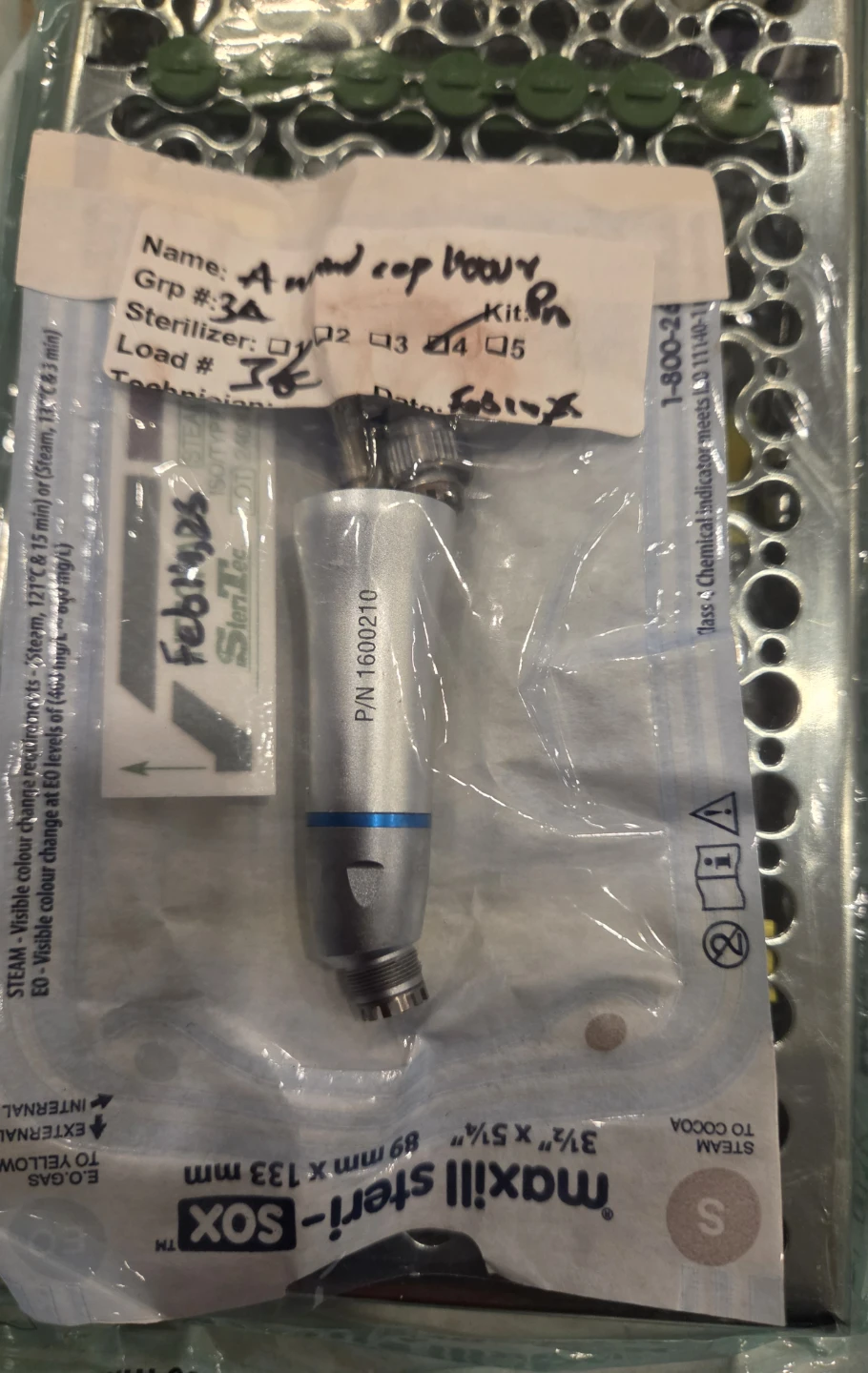 Sterilization Cassette with Dental Handpiece - photo 4