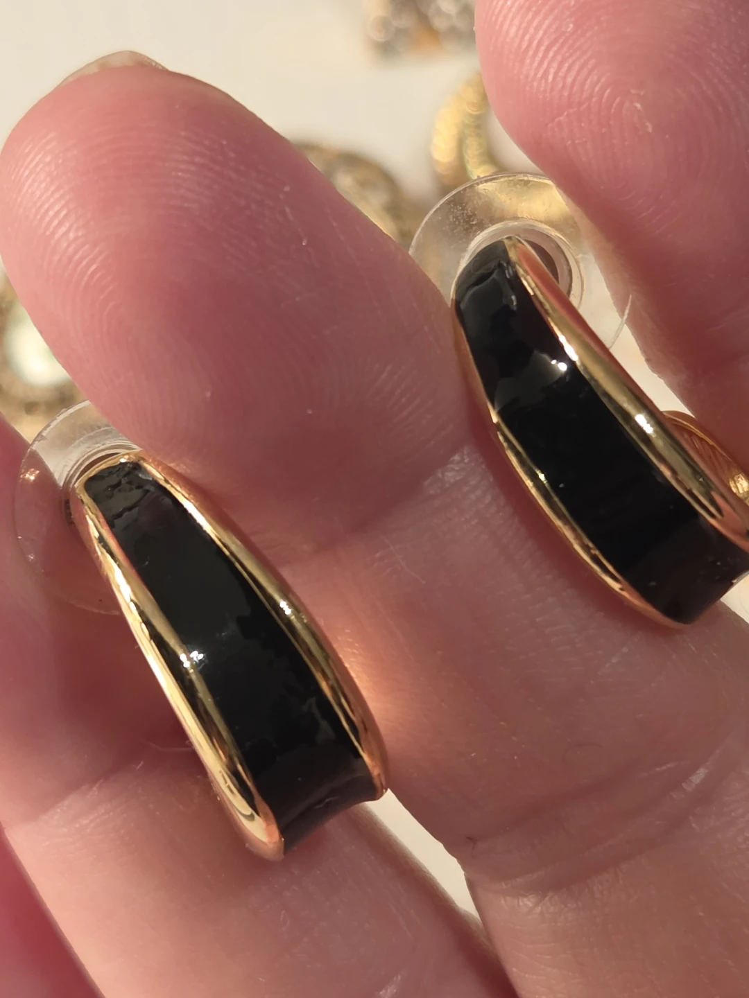 Assorted Gold Tone Clip-On and Pierced Earrings - photo 4
