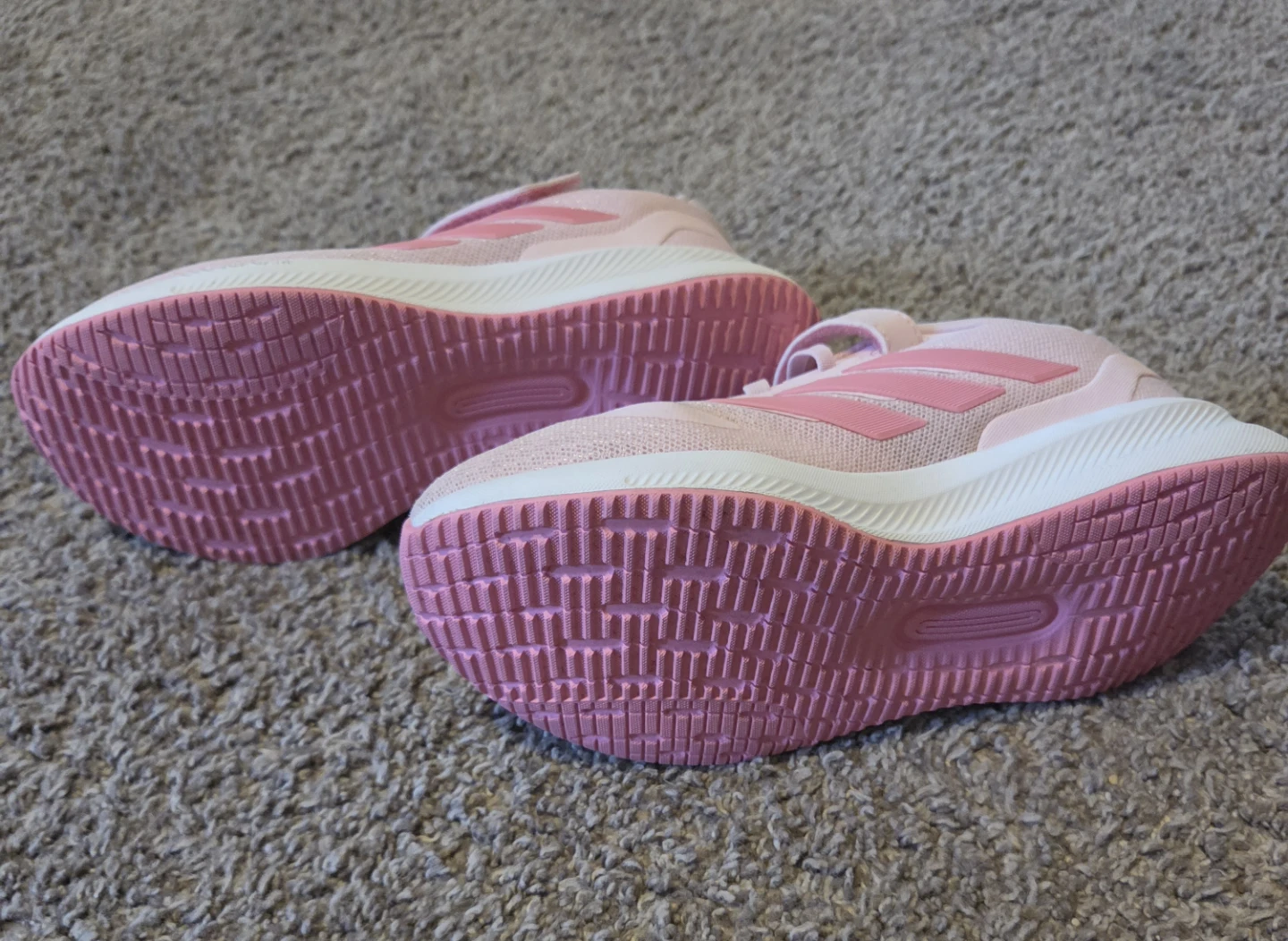 Girls Pink Adidas Cloudfoam Running Shoes - photo 3