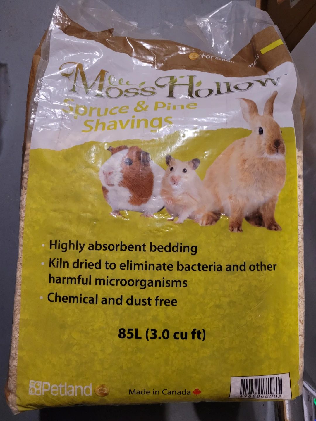 Moss's Hollow Spruce & Pine Shavings 85L