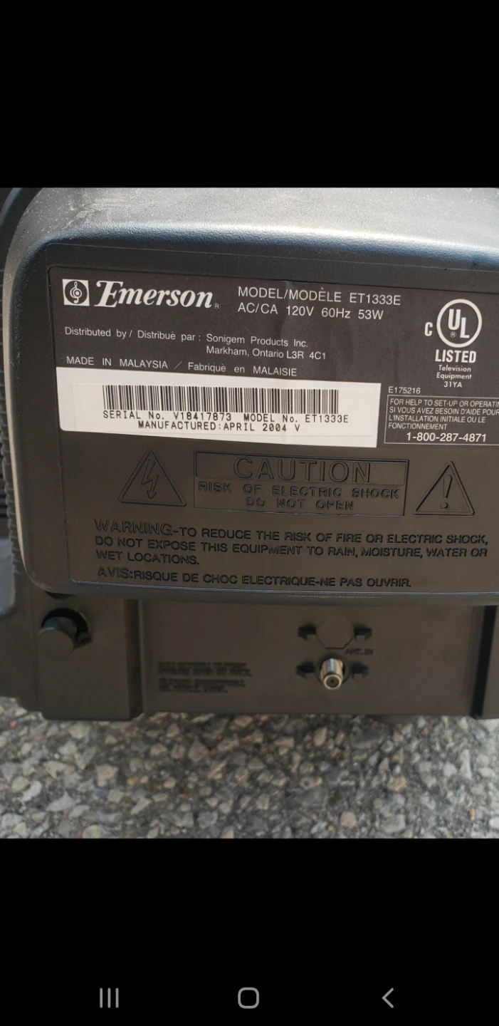 CRT Television 13" - photo 2