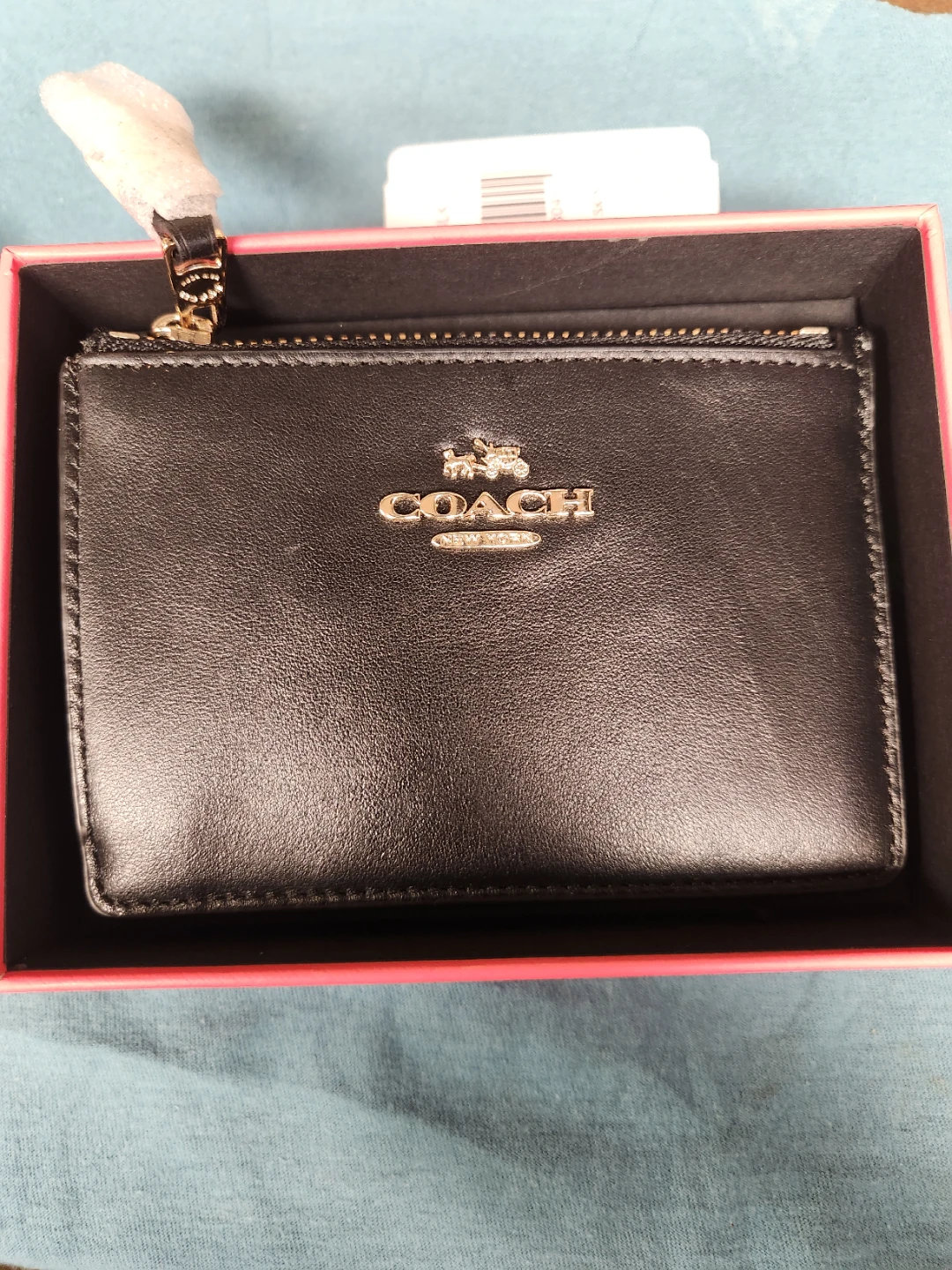 Coach Card Case Wallet with Zipper