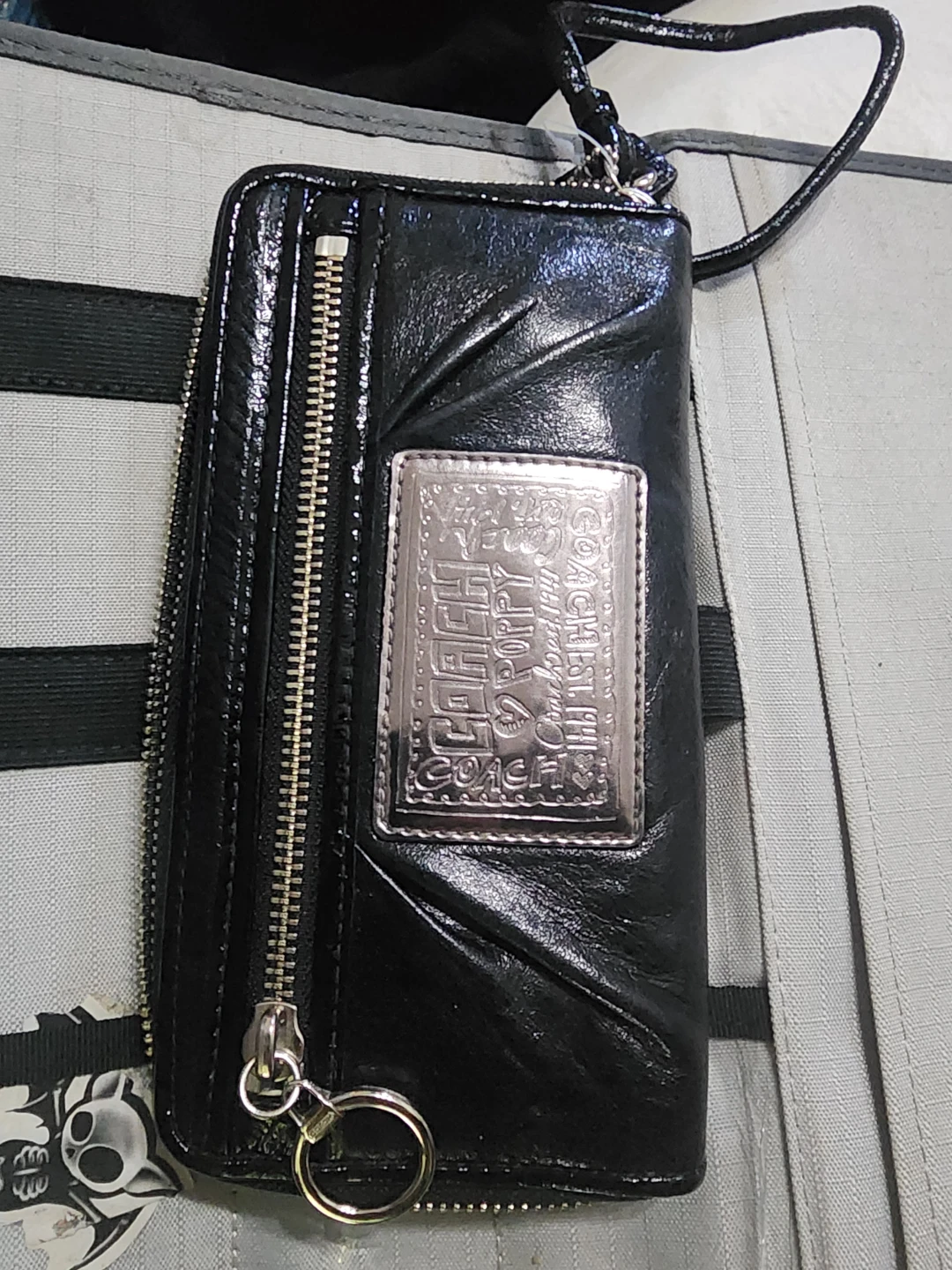 Black Coach Poppy Wallet