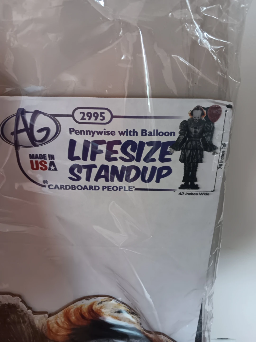 Pennywise life size stand up - photo 4