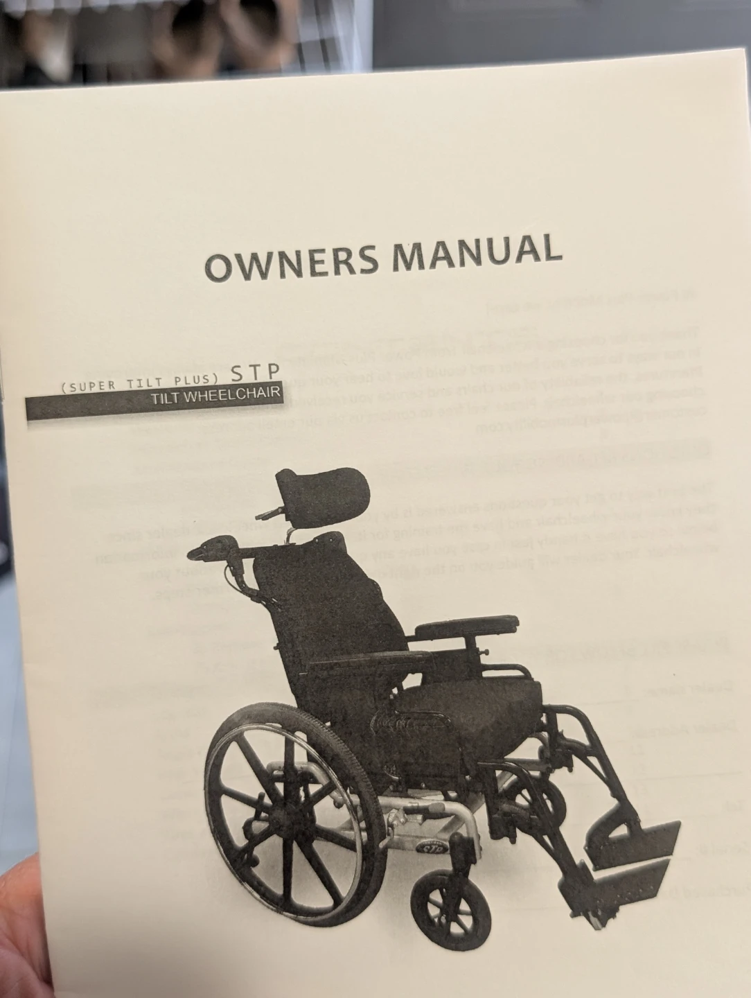Super Tilt Plus STP Tilt Wheelchair - photo 4