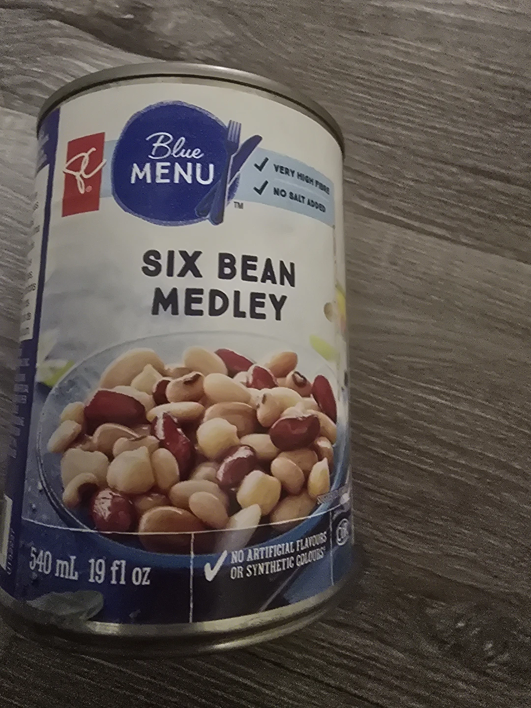 PC Blue Menu Six Bean Medley