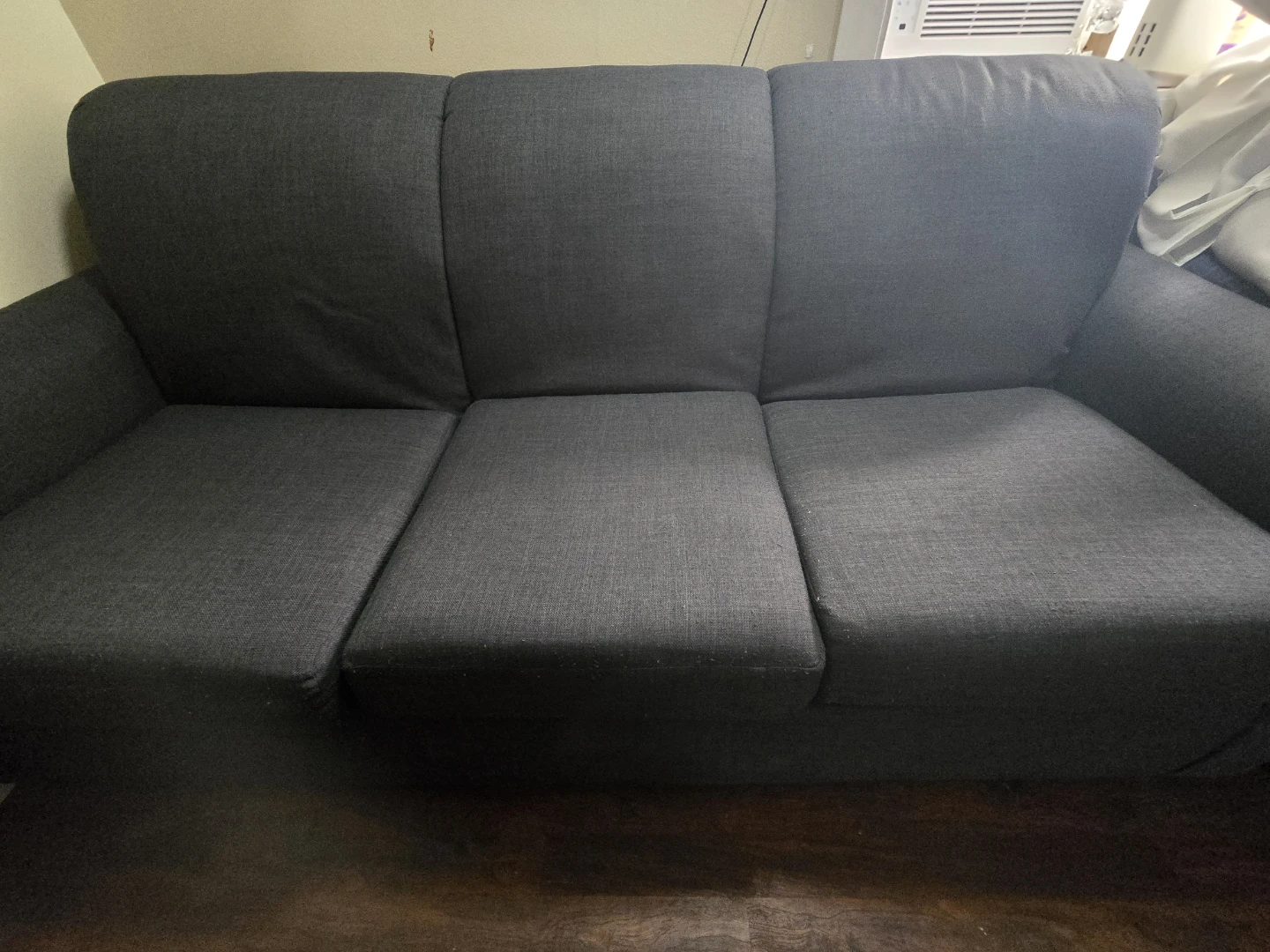 Dark Grey Fabric Sofa