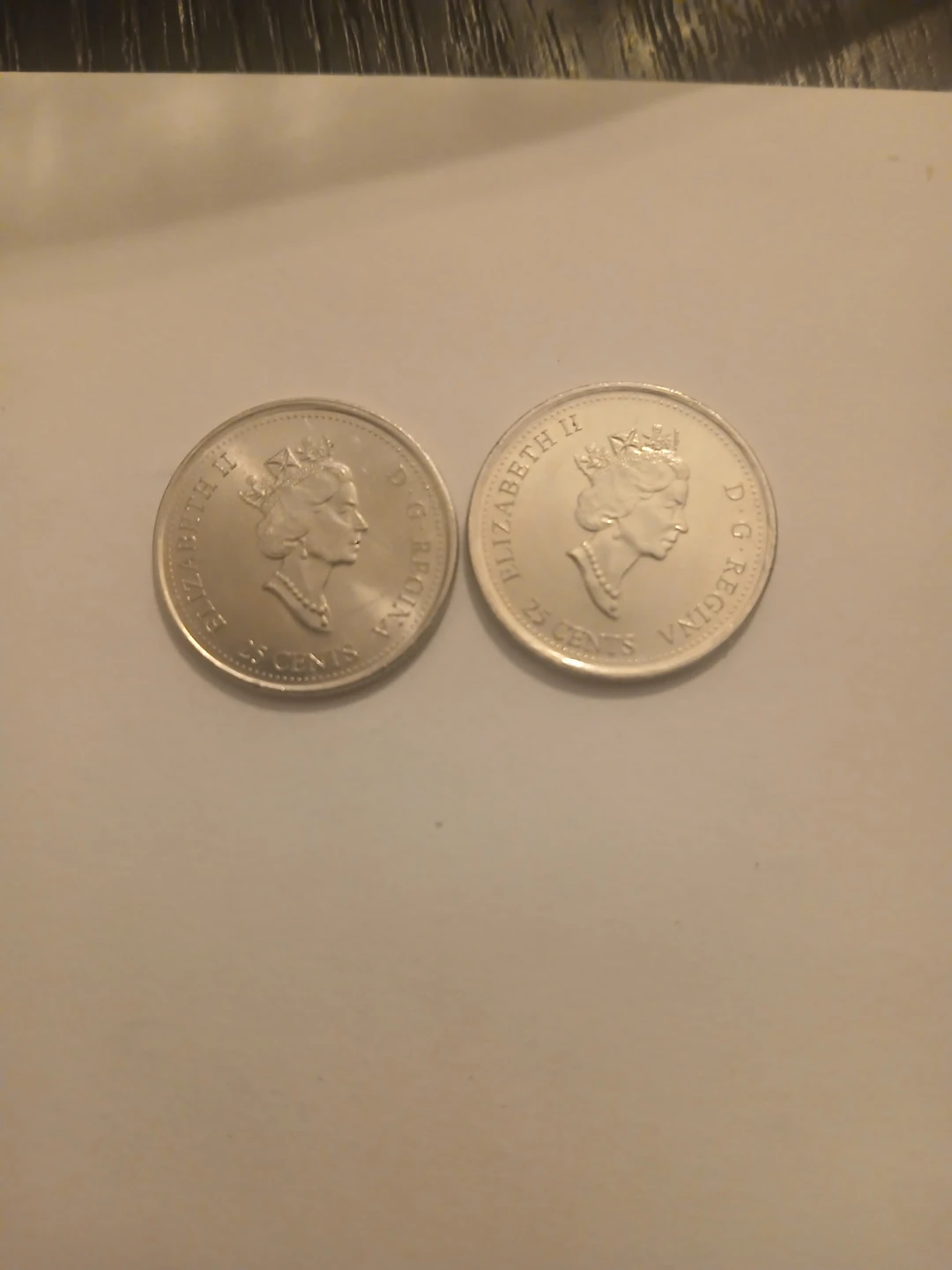 2x 2000 Canada 25 Cent Coins - photo 2