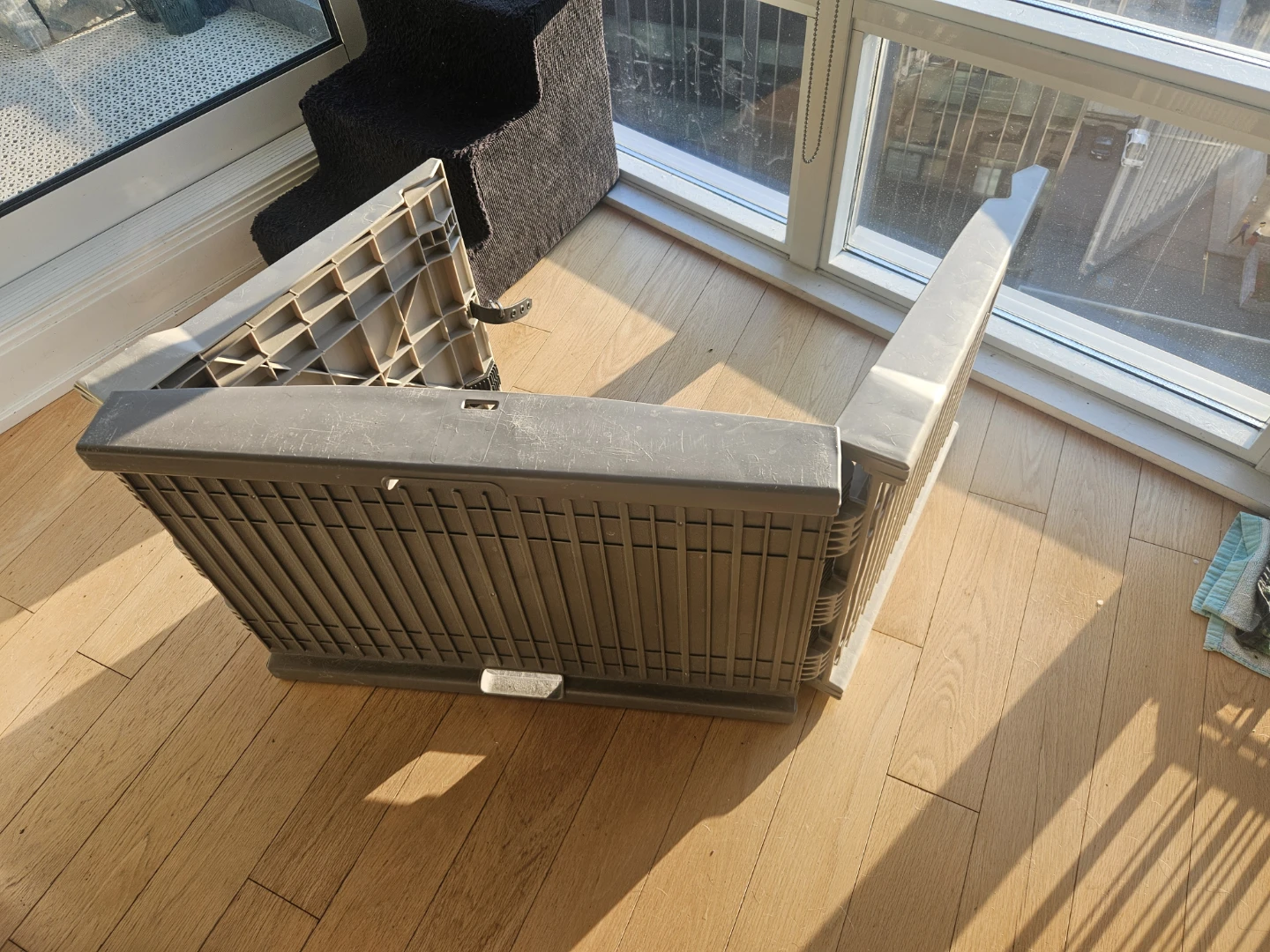 Folding dog ramp