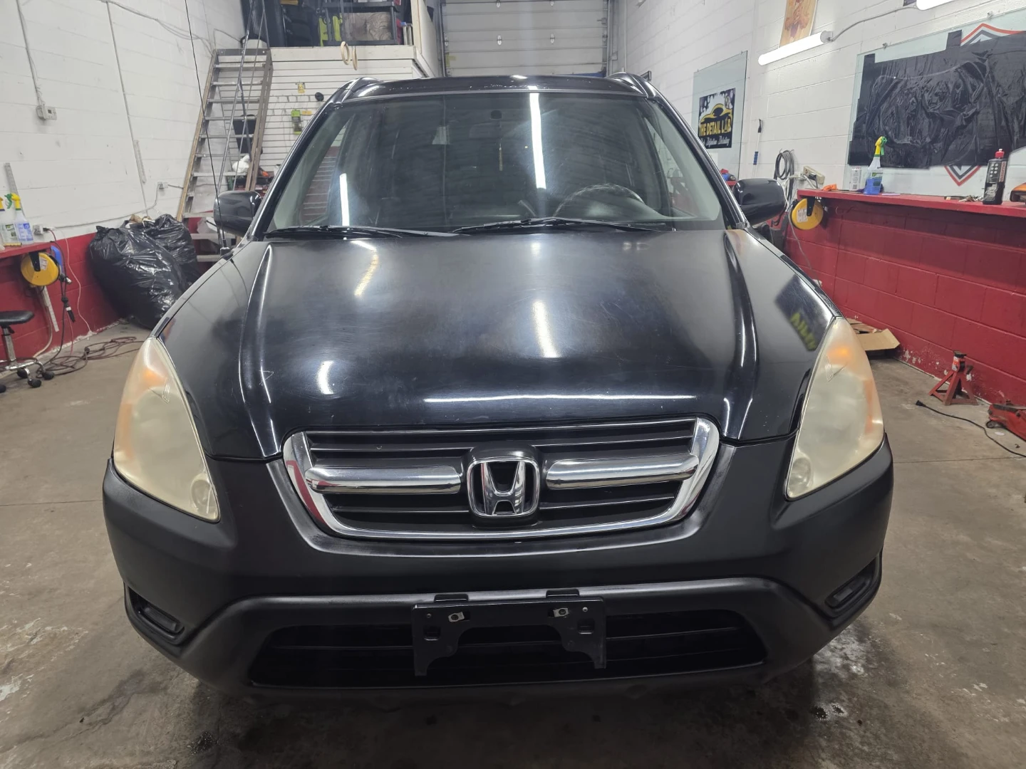 Black Honda CR-V SUV