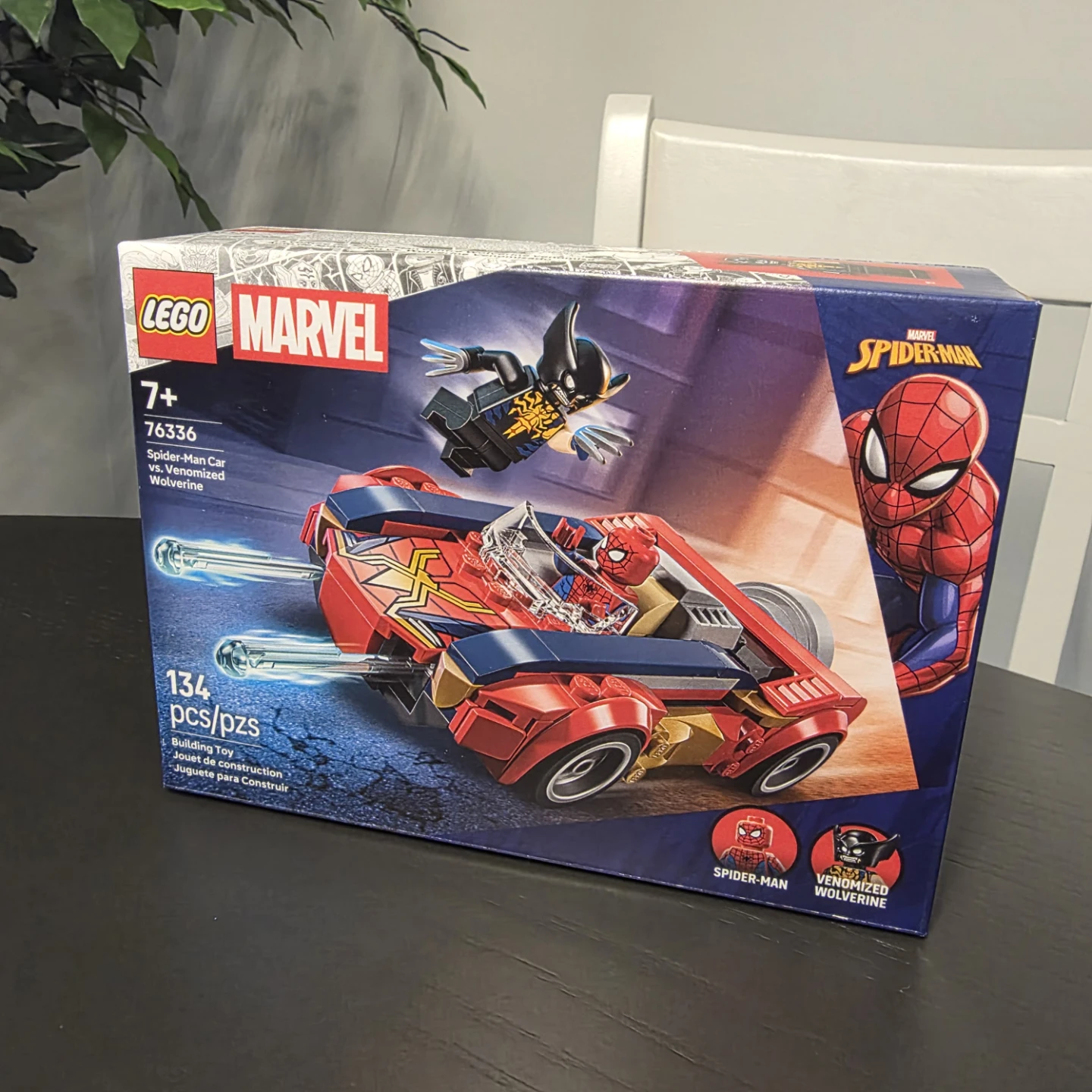 LEGO Marvel Spider-Man Car vs. Venomized Wolverine Set 76336