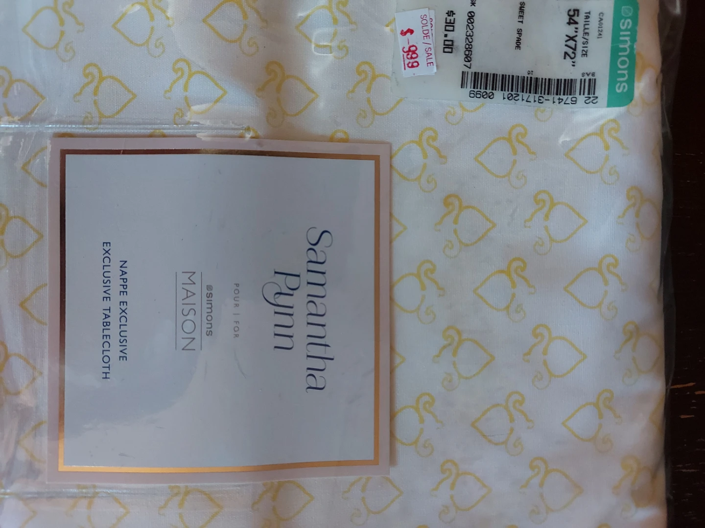 Simons Maison Samantha Pynn Exclusive Tablecloth 54"x72" - photo 2