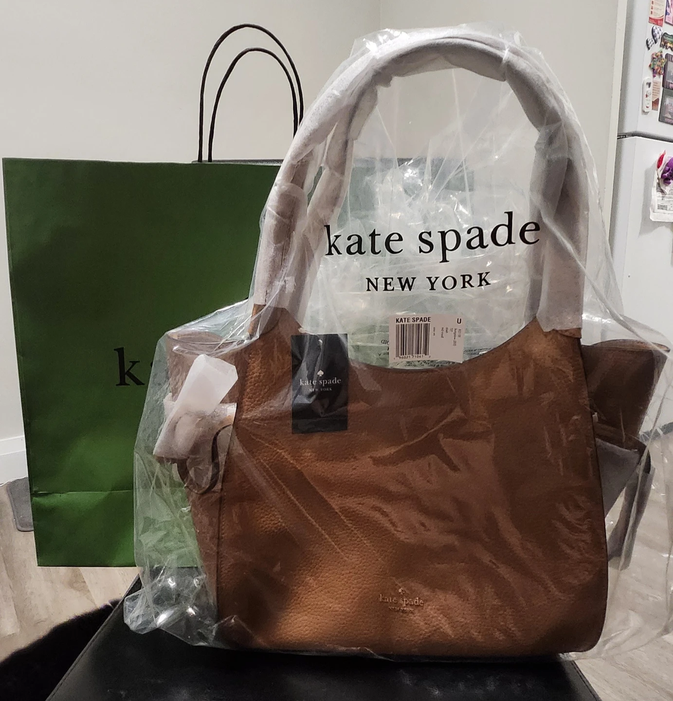 Stash Pebbled Leather Medium Tote