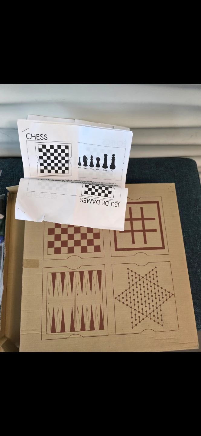 Wooden 5-in-1 Game Set - photo 2