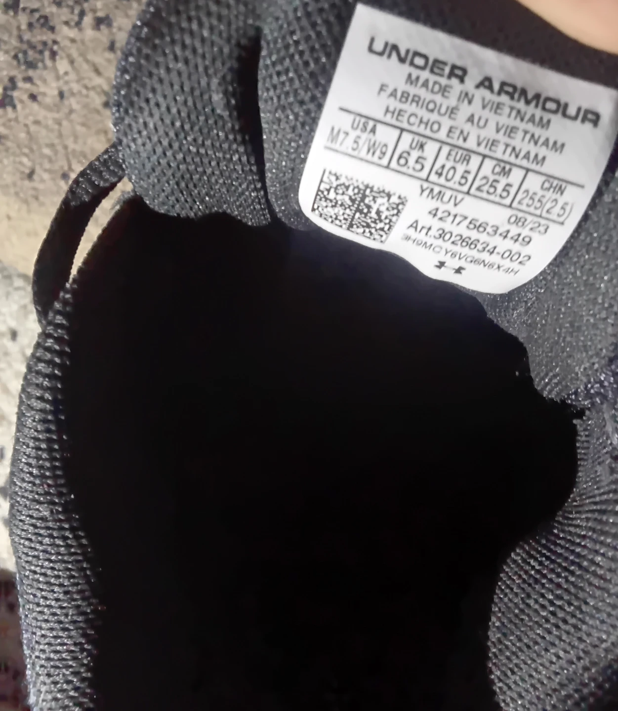 Under Armour Black Running Shoes - photo 5