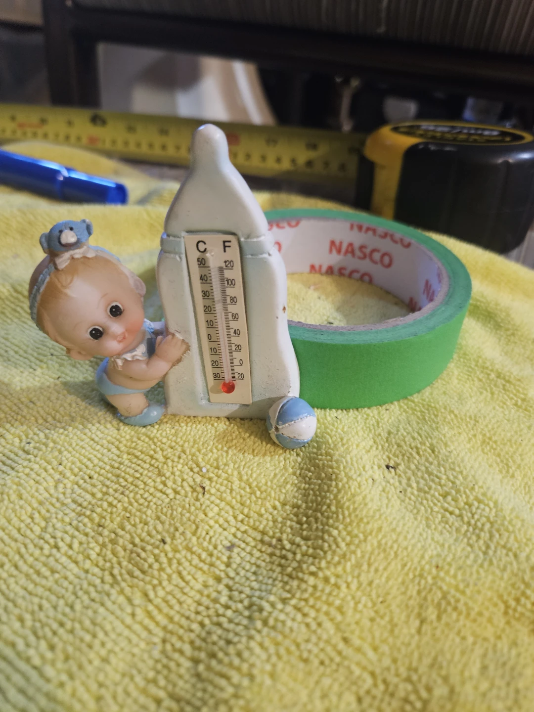 Baby Figurine with Thermometer - photo 2
