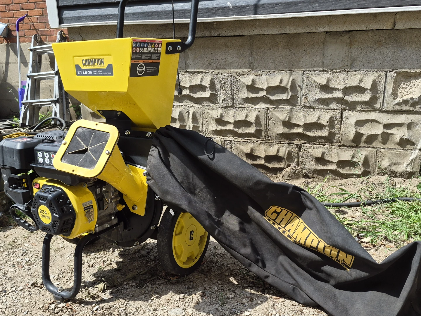 Champion 3" Chipper Shredder