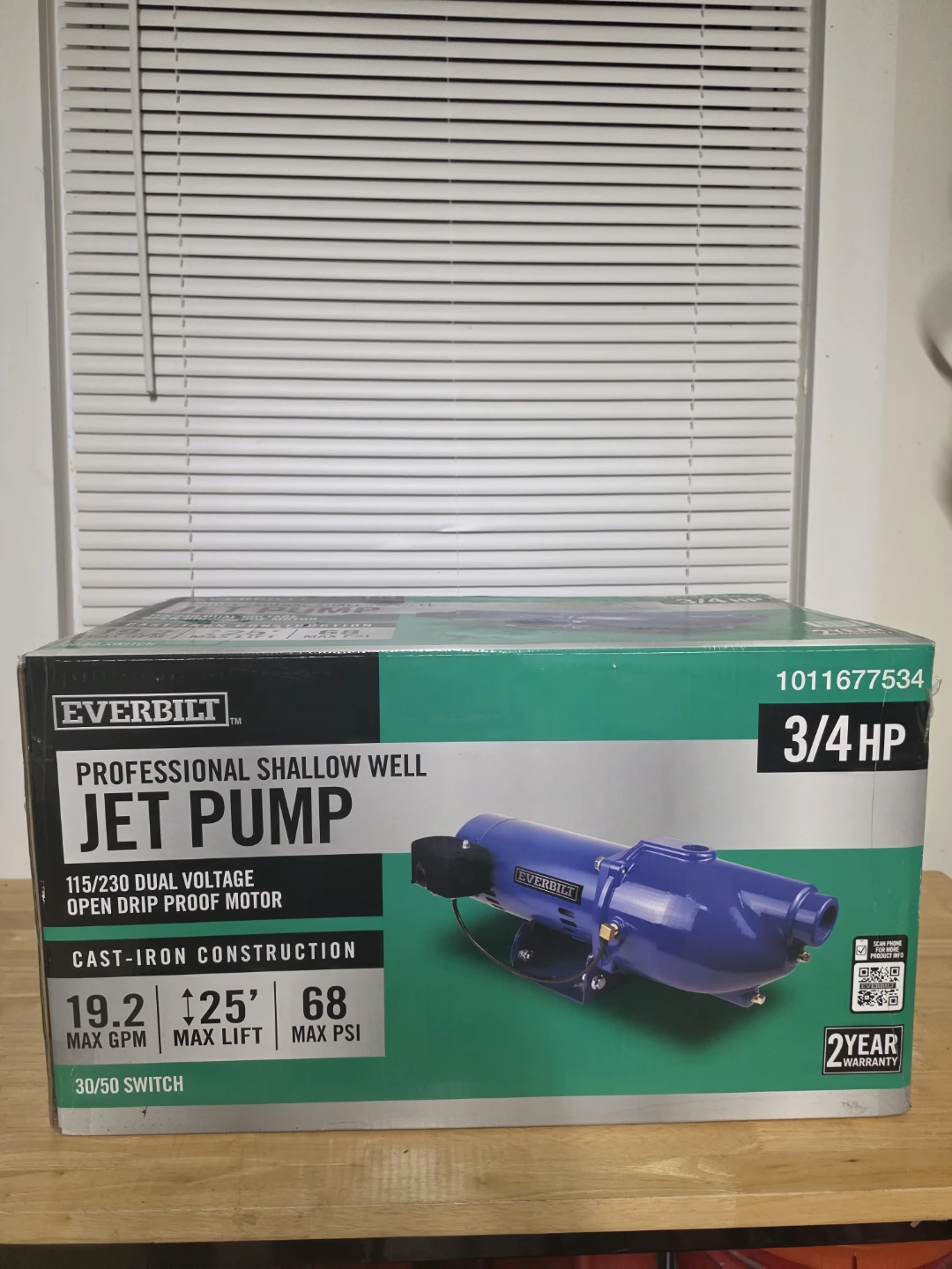 Everbilt 3/4 HP Professional Shallow Well Jet Pump