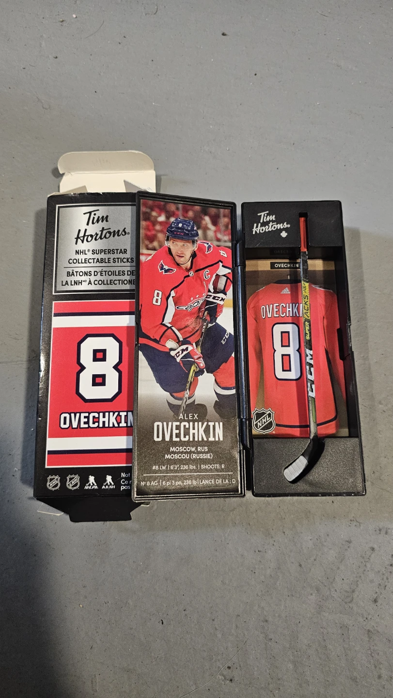 Tim Hortons Alex Ovechkin NHL Collectable Stick