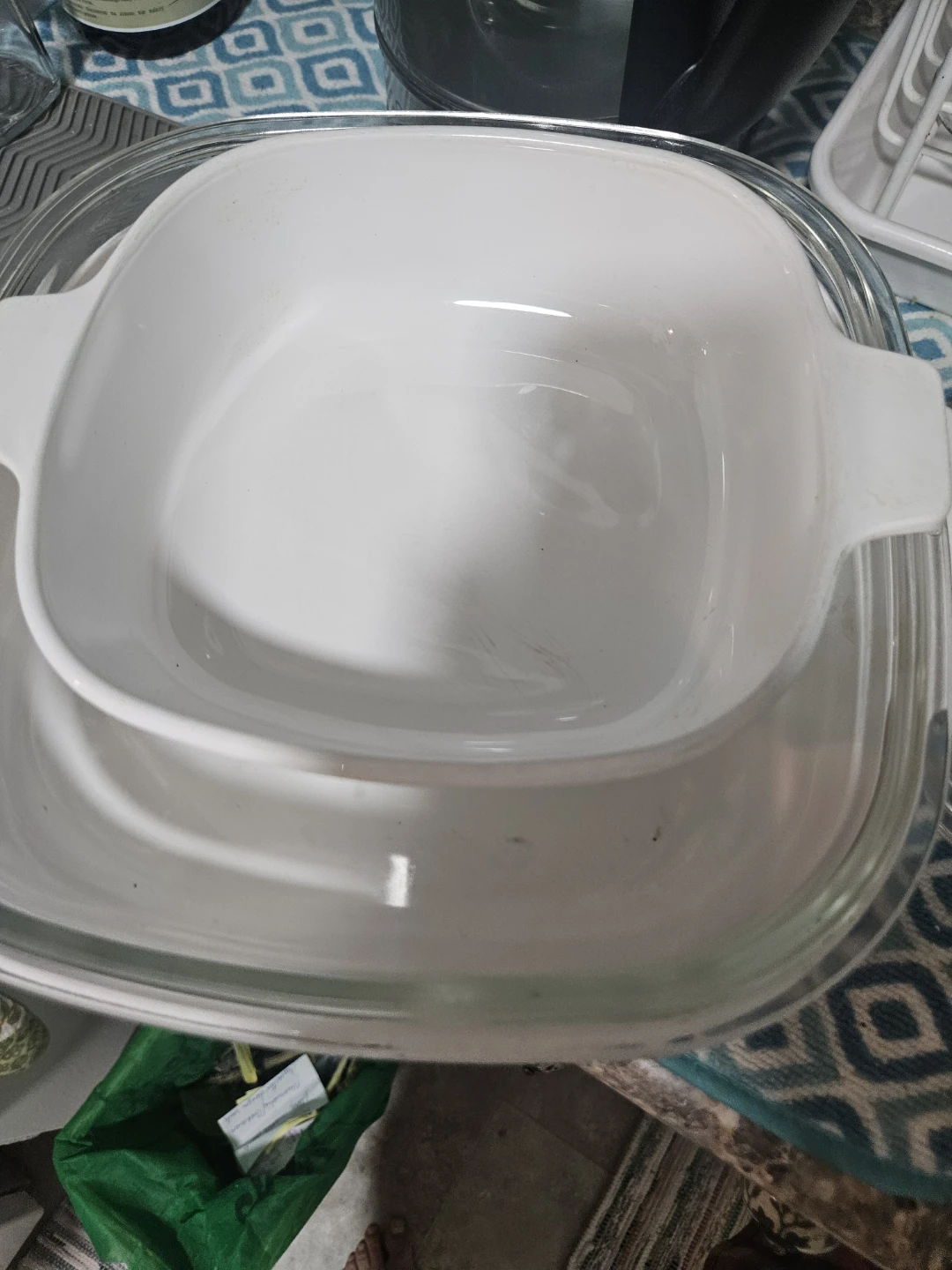 CorningWare Blue Cornflower-3-Casserole Dishes with Lids - photo 2