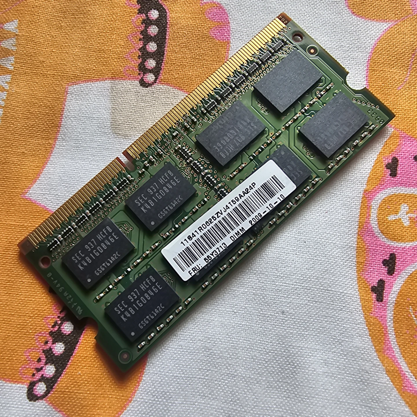 Samsung 2GB DDR2 PC2-5300S Laptop RAM Module - photo 2