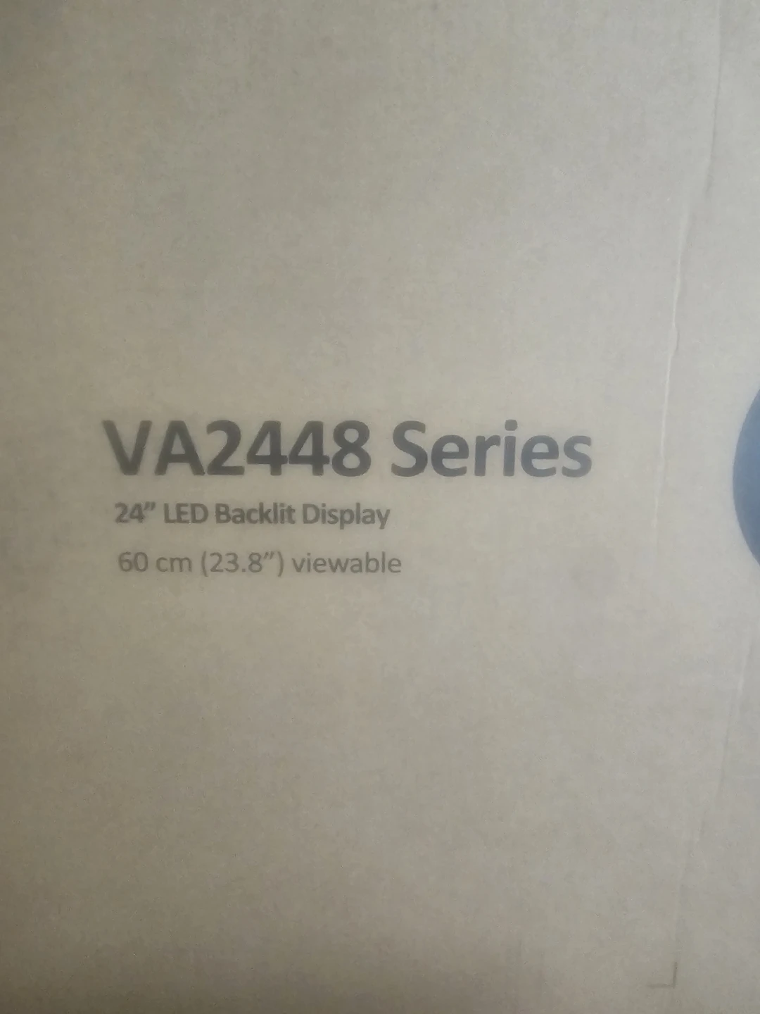 ViewSonic VA2448 Series 24" LED Backlit Display brand new in box - photo 3