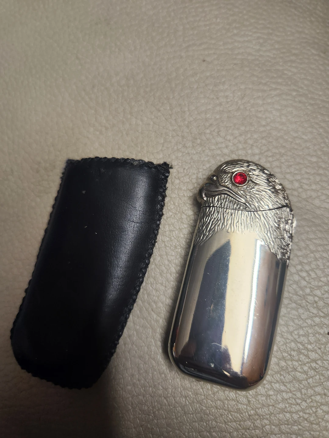 Vintage Harley-Davidson American Eagle Lighter with Case - photo 2