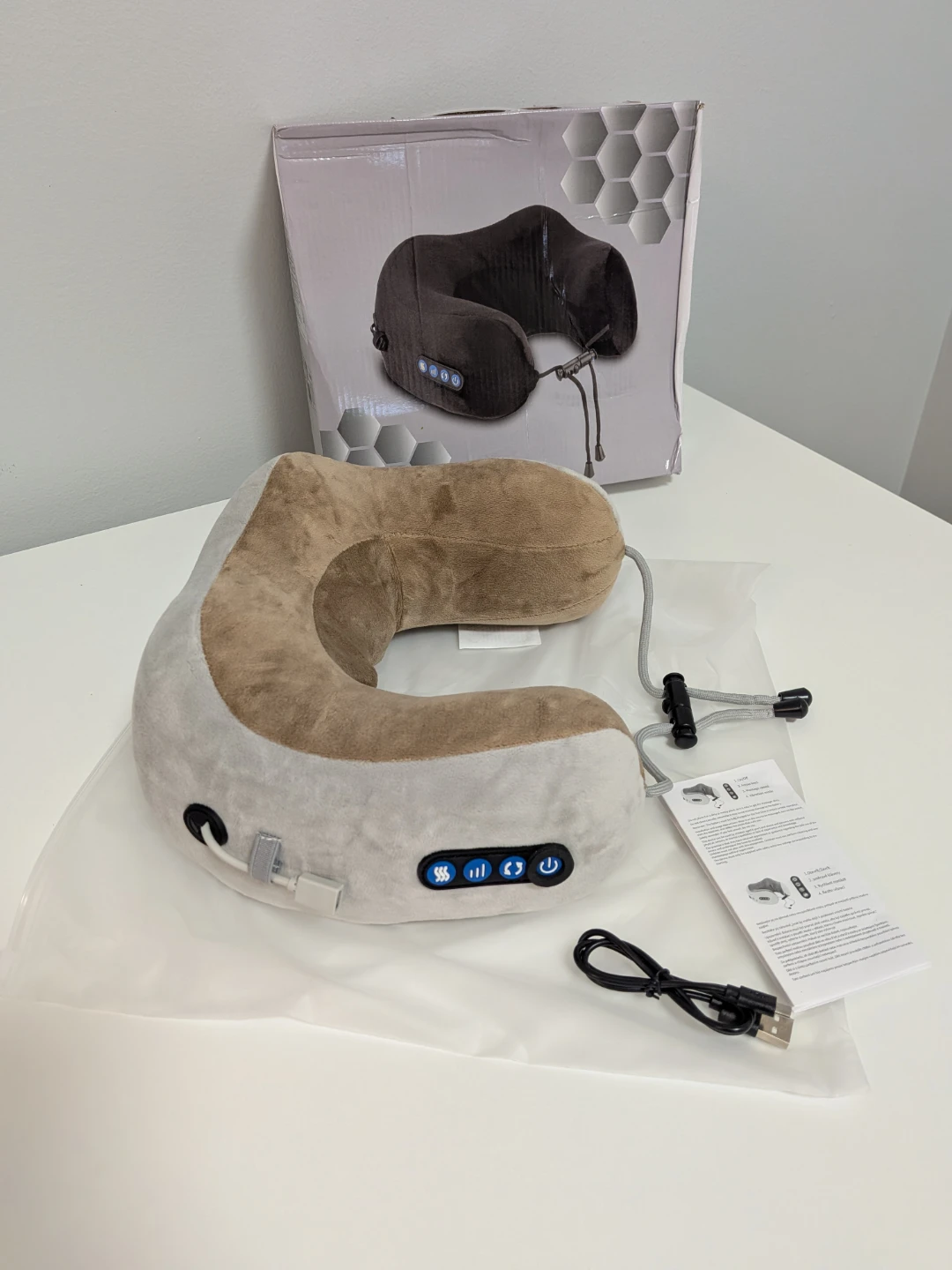Portable Neck Massager Pillow with Bluetooth - photo 5