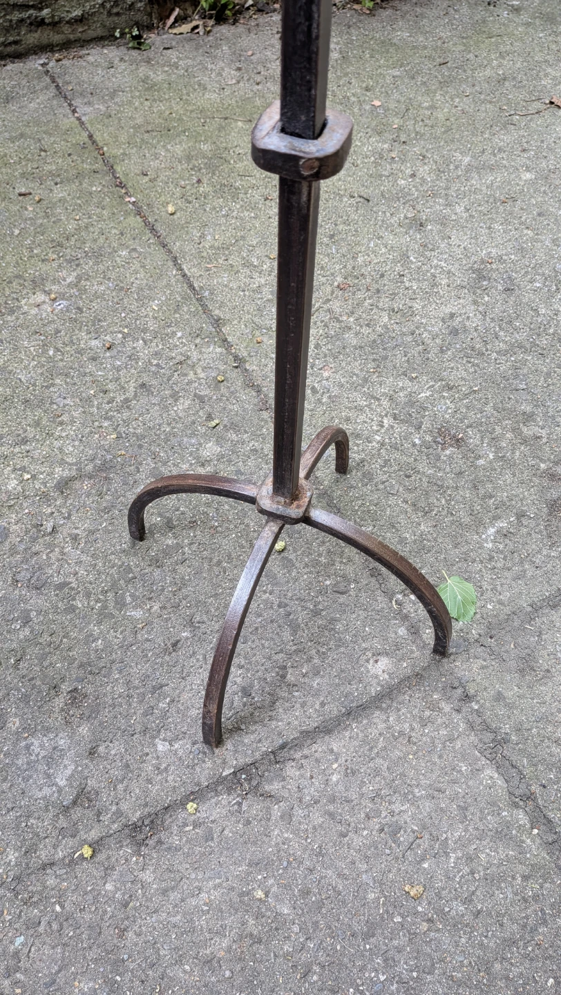 Outdoor Floor Standing Wrought Iron 5 Platform Candelabra - photo 4
