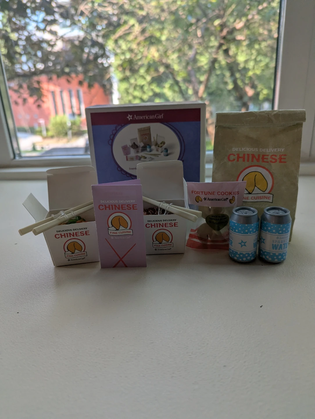 American Girl "Delicious Delivery" Chinese Food Play Set