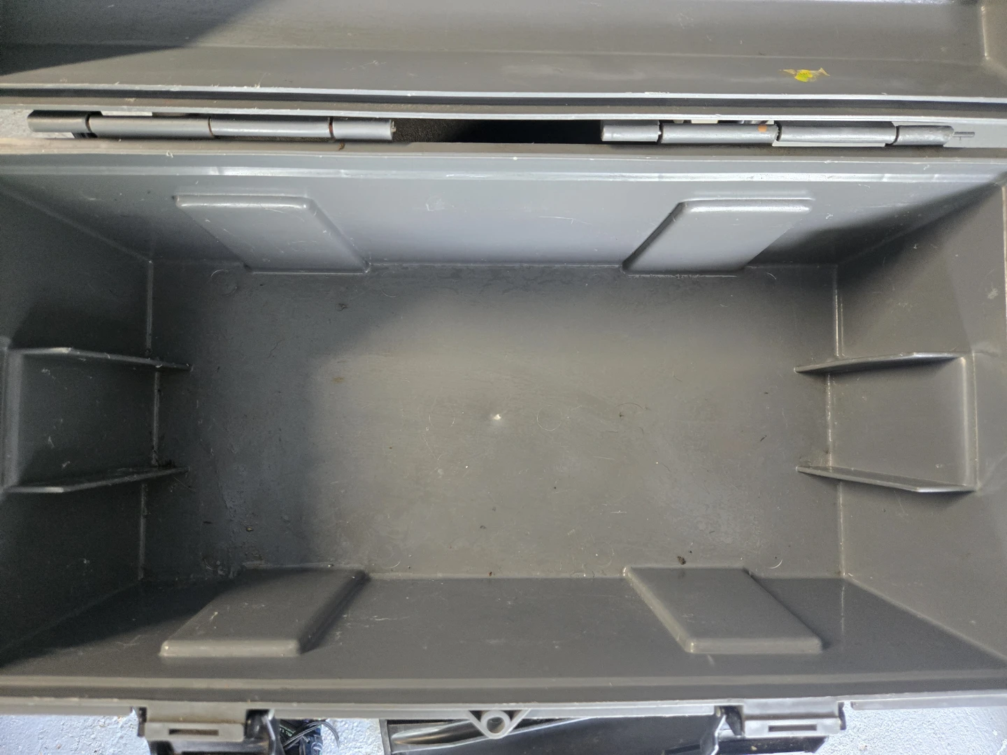 Grey Plastic Storage Toolbox - photo 3