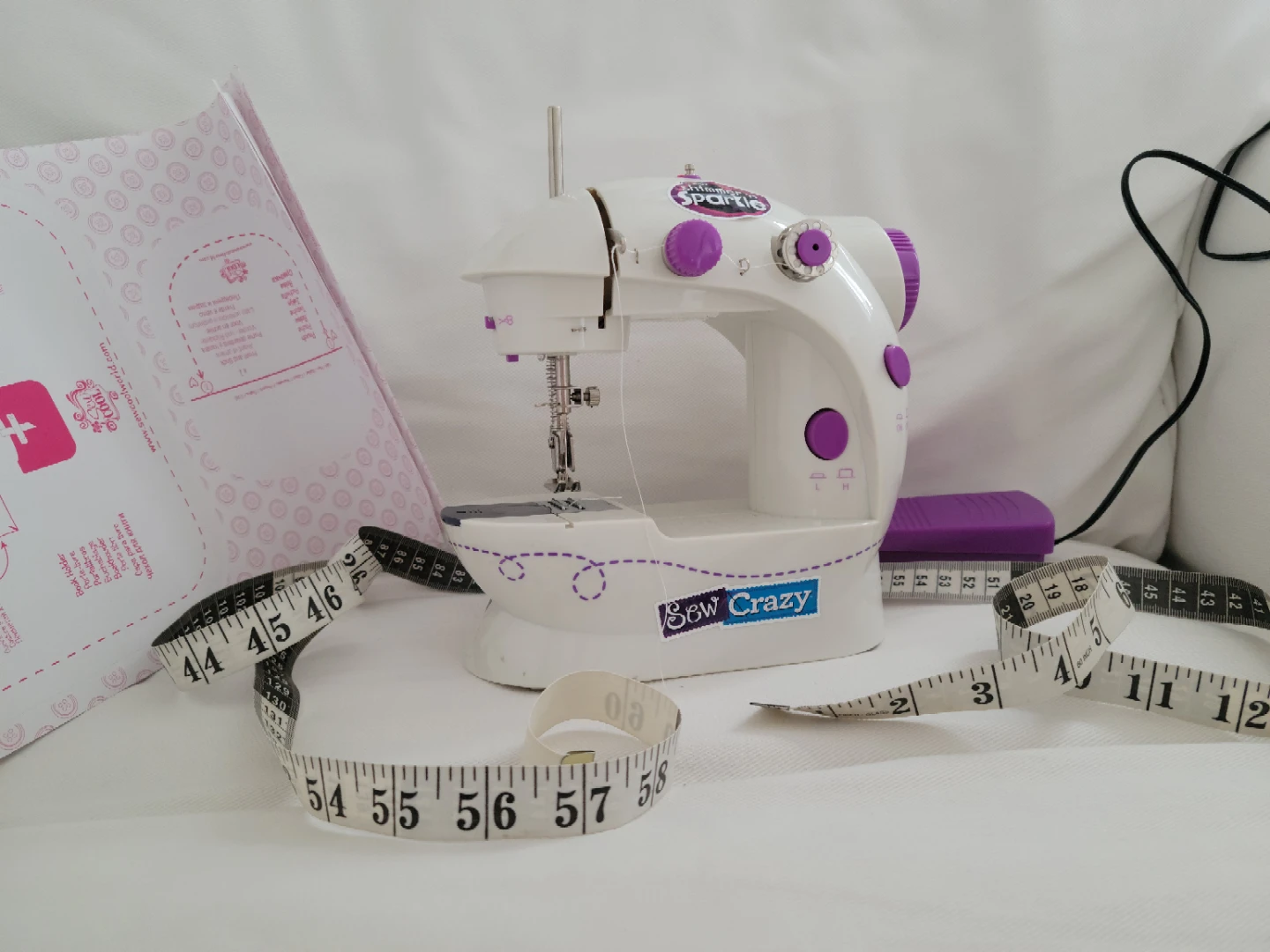Shimmer 'n Sparkle Sew Crazy Sewing Machine for kids!
