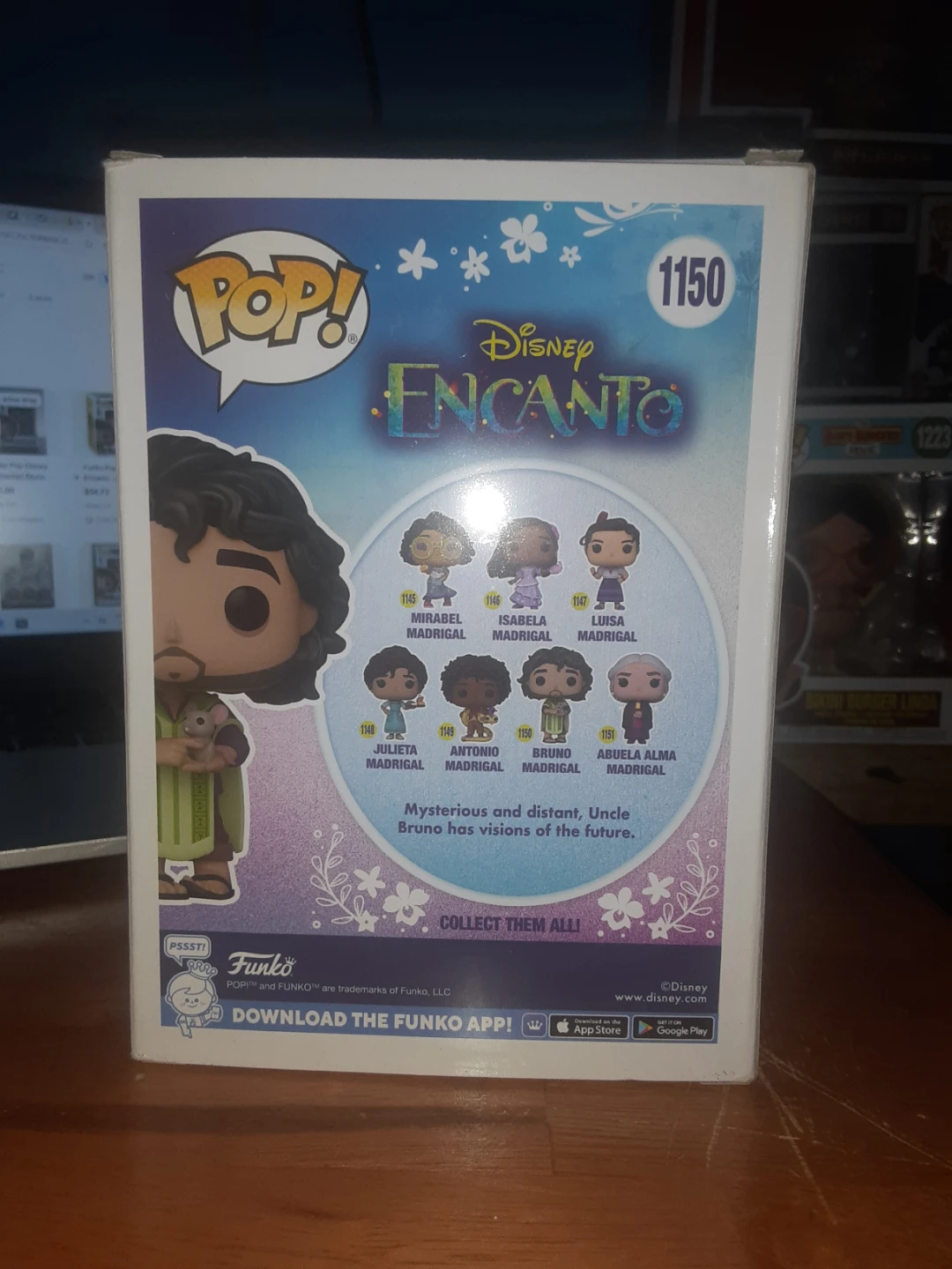 Funko Pop! Disney Encanto Bruno Madrigal #1150 Vinyl Figure - photo 2